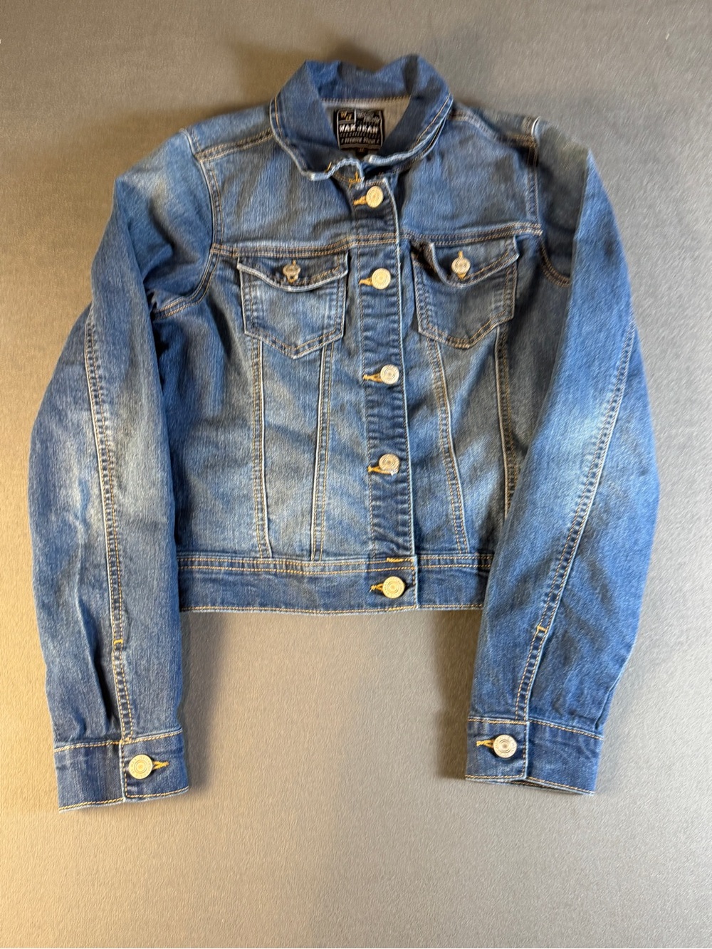 Wax Jean Kids Blue Denim Jacket - Classic Trucker Style